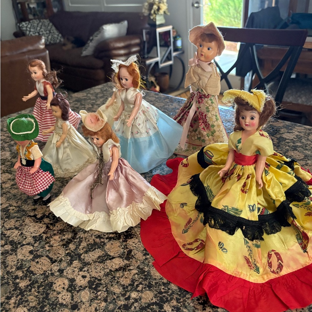 Vintage German collection dolls lot